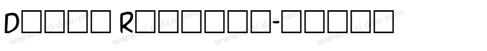 Dupuy Regular字体转换